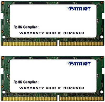     SO-DDR4 32Gb (2x16Gb) PC4-17000 2133MHz DDR4 DIMM Patriot PSD432G21