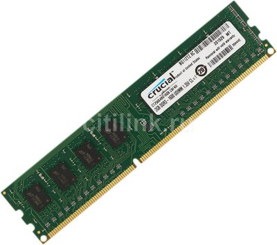   CRUCIAL CT25664BD160B DDR3 ; 2 