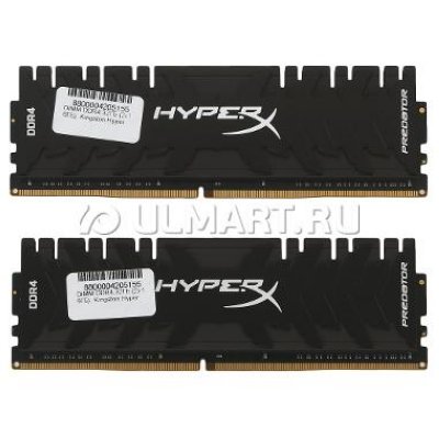   DDR4 32Gb (2  16Gb) PC-24000 3000MHz Kingston XMP HyperX Predator Series ( HX430C15PB