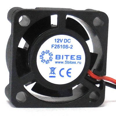 25 mm, 5bites (F2510S-2), 10000rpm, 23.5dBa, 2 pin, h=10mm,   (OEM)