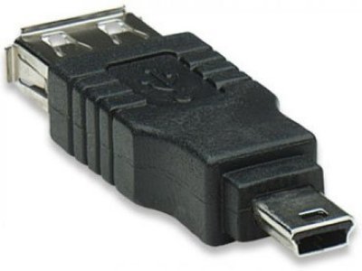  USB 2.0 A (F) - Mini USB B (M), 5bites UA-AF-MIN5
