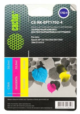    Cactus CS-RK-EPT1702-4 Color  Epson XP-33