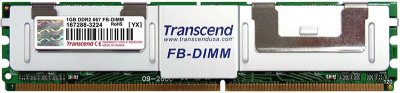   DDR-II 1Gb 667MHz PC-5300 Transcend ECC FB-DIMM (TS128MFB72V6J-T)