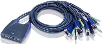 Переключатель ATEN CS64US 4-Port USB VGA/Audio Cable KVM Switch