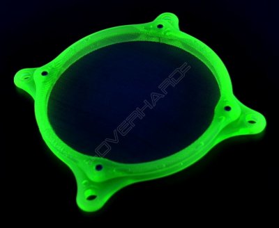 Lamptron UV Sensitive Fan Filter 80mm, green