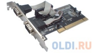  ST-Lab I390 RS232 ,2 COM Port , PCI, Retail Low profile
