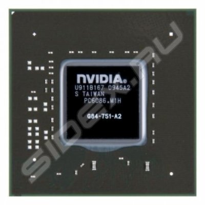  nVidia GeForce 8700M GT, G84-751-A2, 64Bits, 128MB 2012 (TOP-G84-751-A2(12))