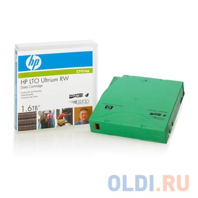  HP C7974L Ultrium LTO4 1.6TB bar code labeled Cartridge (for libraries & autoloaders)