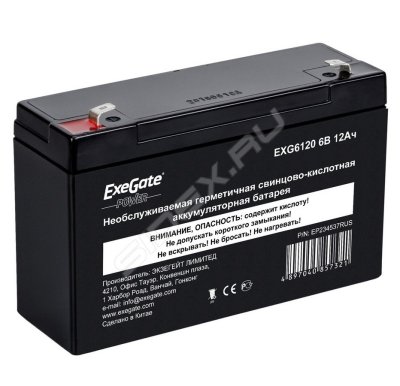  Exegate EG12-6/EXG6120 6V12Ah F2