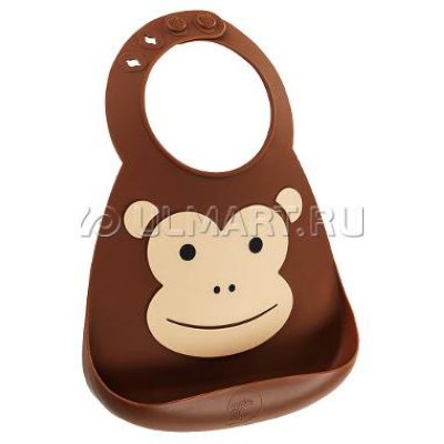  MAKE MY DAY Baby Bib Monkey  c  /857052004728