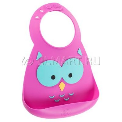  MAKE MY DAY Baby Bib Owl  c  /857052004698