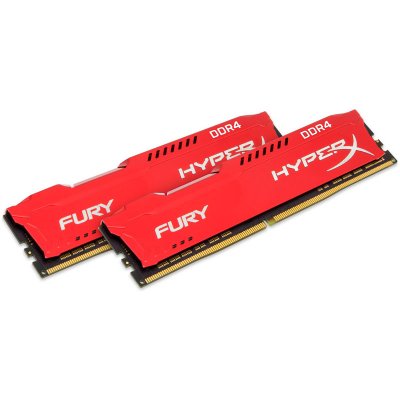 Модуль памяти Kingston HyperX Fury DDR4 DIMM 2133MHz PC4-17000 CL14 - 32Gb KIT (2x16Gb) HX421C14FRK2