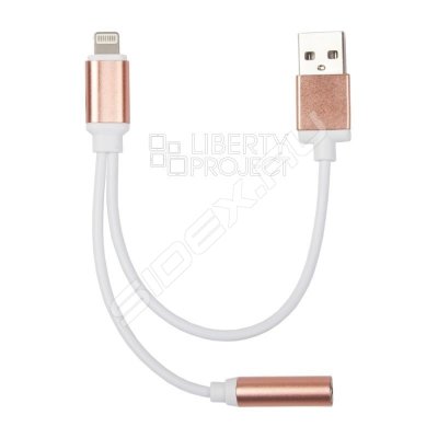  Lightning - 3.5mm Jack + USB  Apple iPhone 7, 7 Plus (Liberti Project 0L-00031097) (