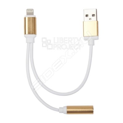  Lightning - 3.5mm Jack + USB  Apple iPhone 7, 7 Plus (Liberti Project 0L-00031096) (