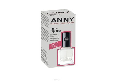 ANNY      nail polish matte top coat, 15 