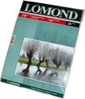 0102047  Lomond 210/A4/25 GLOSSY INC JET PAPER ./