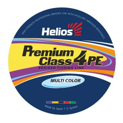   Helios Premium Class 4 PE Braid 0.18mm 135m Multicolor HS-4PFM-18/135 M