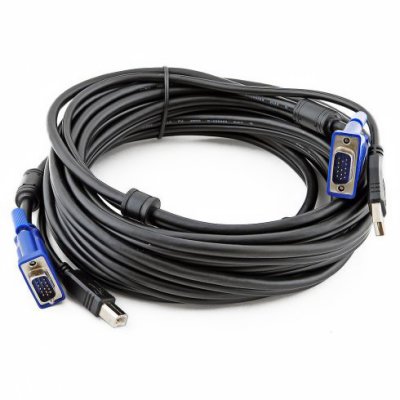 Набор кабелей USBx2, VGAx1 для DKVM-xU, KVM-221 3 м (D-Link DKVM-CU3)