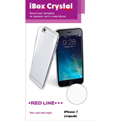   iPhone Red Line Crystal  iPhone 7 ( 000000104)