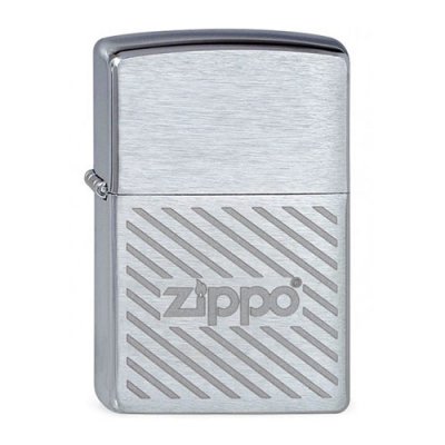  ZIPPO Stripes,    Brushed Chrome, , , 36  12  56 