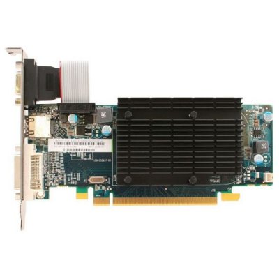 Sapphire Radeon HD5450  PCI-E 512Mb GDDR3 64bit 40nm 650/1600Mhz DVI/VGA/HDMI OEM *11166-0