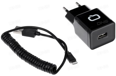    Qumo Energy (Charger 0004), 1 USB, 1A, Apple cable, 