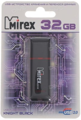 USB Flash Mirex Knight Black 32 
