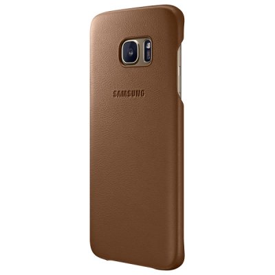     Samsung Leather Cover S7 Edge Brown (EF-VG935LDEGRU)