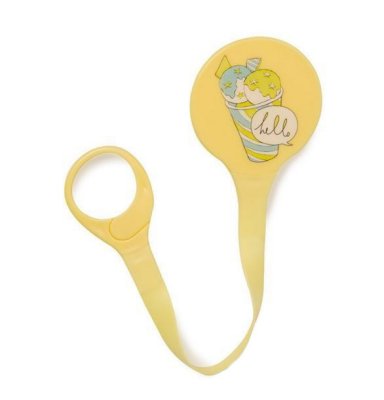    Happy Baby Pacifier Holder Yellow 11007 4650069781653