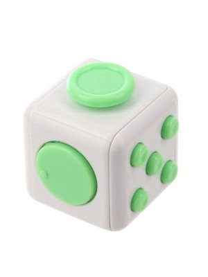   Fidget Cube White-Green