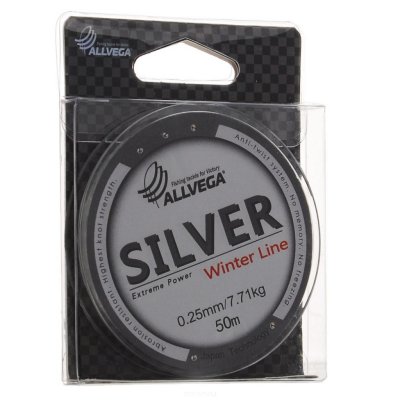  Allvega Silver 50m 0.25mm SIL50025