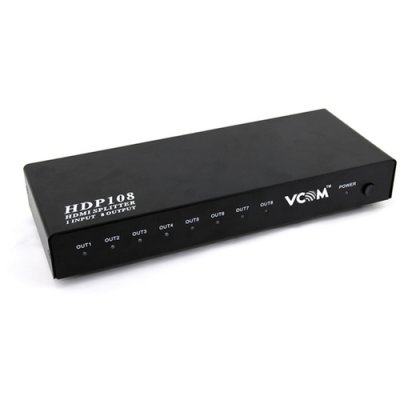 VCOM DD418A, разветвитель HDMI на 8 мониторов, v1.4, каскадируемый