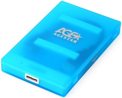    HDD AgeStar 3UBCP1-6G USB3.0 SATA Blue