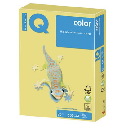  IQ Color A4 80g/m2 500  Lemon Yellow ZG34 110678