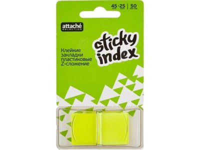  Attache Selection 25x45mm 100  Yellow 479039