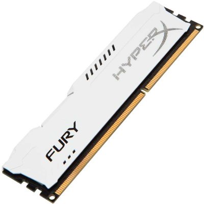 Модуль памяти Kingston HyperX Fury White Series DDR4 DIMM 2666MHz PC4-21300 CL16 - 16Gb HX426C16FW/1