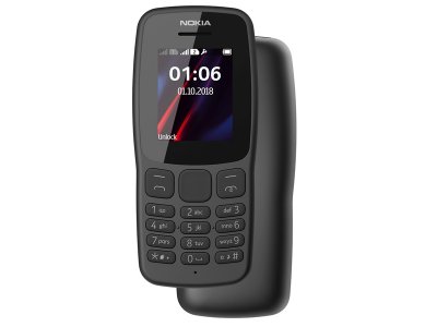   Nokia 106 (TA-1114) Dual Sim (2018) Grey