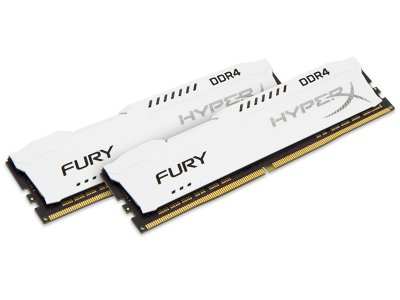 Модуль памяти Kingston HyperX Fury White DDR4 DIMM 3466MHz PC4-27700 CL19 - 32Gb KIT (2x16Gb) HX434C