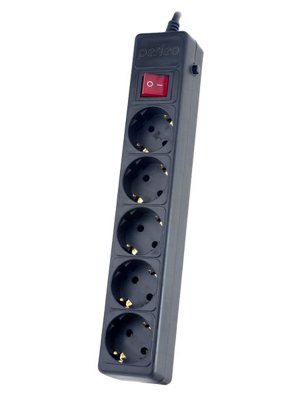   Perfeo Power Plus 5 Sockets 1.8m Black PF-PP-5/1.8-B