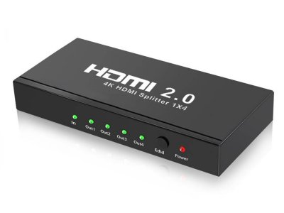  Orient HDMI 4K Splitter 1x4 HSP0104HL-2.0