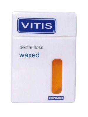   Dentaid Vitis Waxed Dental Floss  50m Yellow