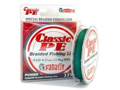   Fanatik Classic PE X4 (#2,0) 0.23mm 100m Green CPEX410020G