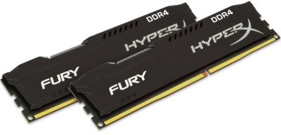 Модуль памяти Kingston HyperX Fury DDR4 DIMM 2666MHz PC4-21300 CL16 - 32Gb KIT (2x16Gb) HX426C16FBK2