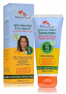      Mommy Care On Baby Organic Sunscreen Protection SPF15