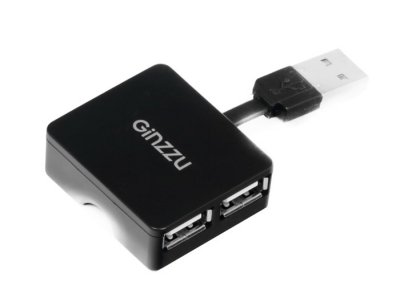 USB 2.0 Ginzzu, 4 ,  (GR-414UB)