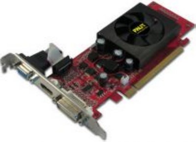 Palit GeForce 210  PCI-E 512Mb GDDR3 32bit 40nm 589/1402Mhz DVI(HDCP)/HDMI/VGA OEM (NEAG21