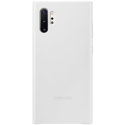  Samsung Leather Cover  Note 10+, White