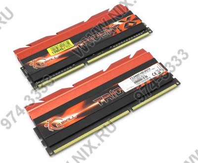   G.Skill TridentX (F3-2400C10D-8GTX) DDR-III DIMM 8Gb KIT 2*4Gb (PC3-19200) CL10