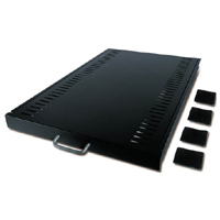  APC AR8123BLK Standard Duty Sliding Shelf (100lbs/45kg) - Black