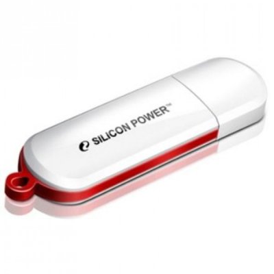 USB Flash  32GB Silicon Power Luxmini 320 ( SP032GBUF2320V1W ) White